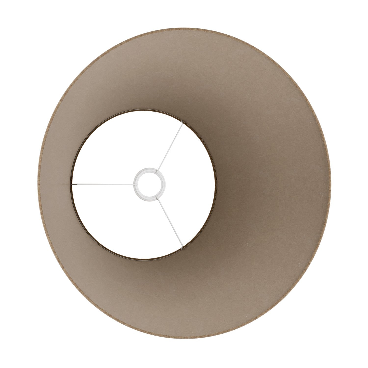 Paralume Impero L per sospensione con attacco E27 - Made in Italy - Lana Marrone