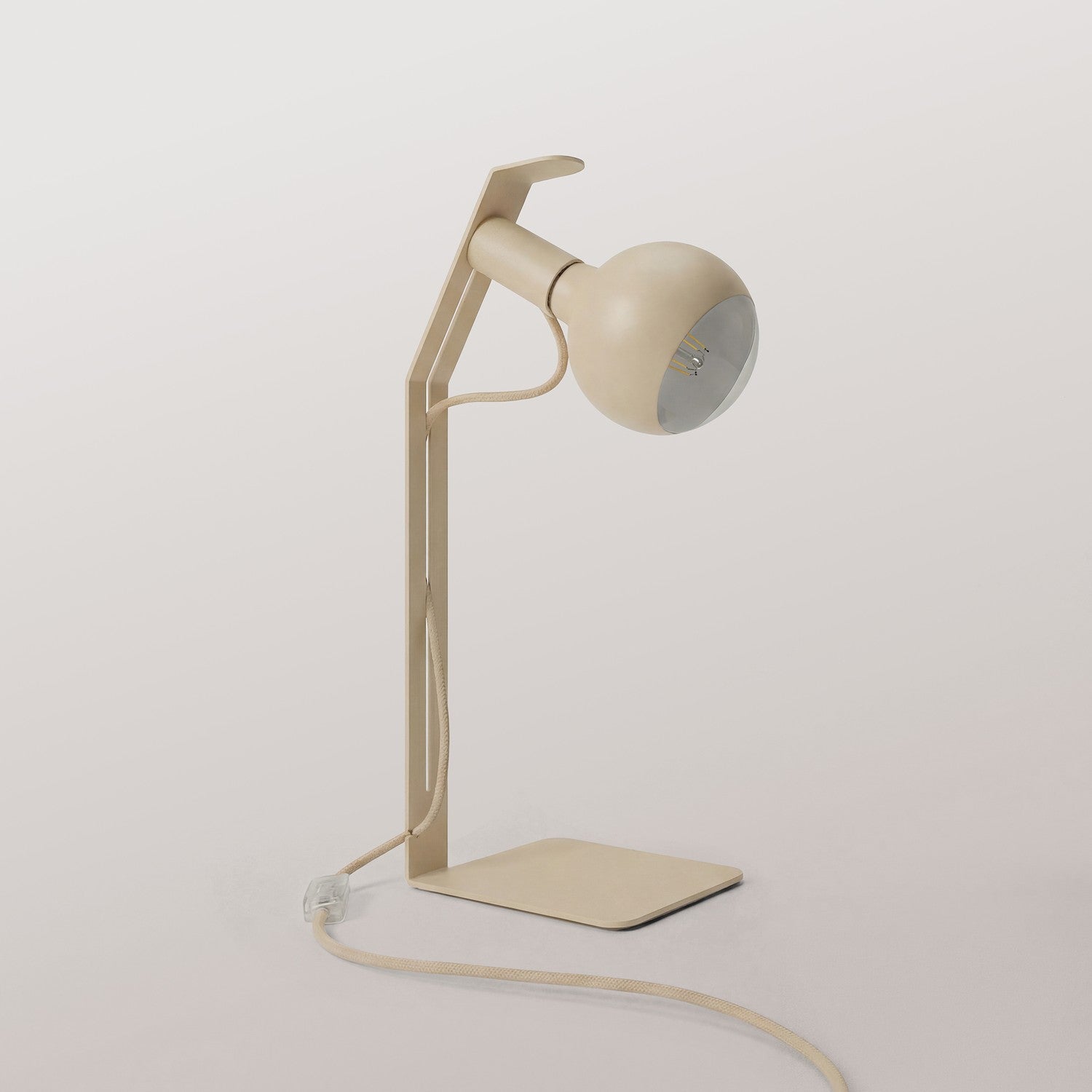 Koso Lucia - Lampada da tavolo con spina UK - Panna