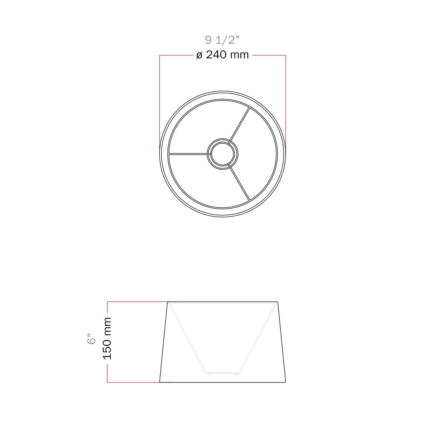 Paralume Athena con attacco E27 per lampada da tavolo o da terra - Made in Italy - Arenal Oro
