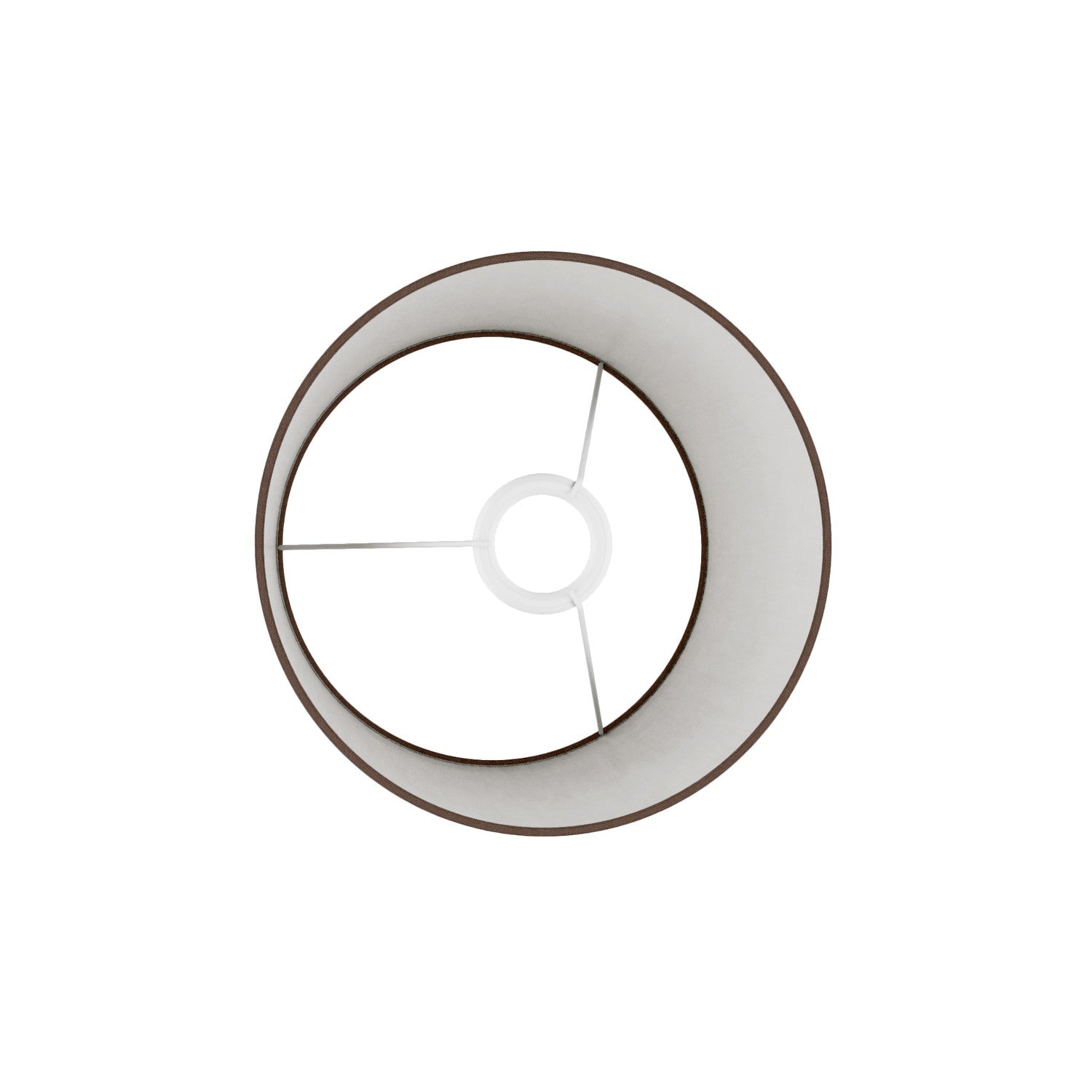 Paralume Athena con attacco E27 per lampada da tavolo o da terra - Made in Italy - Camelot Marrone