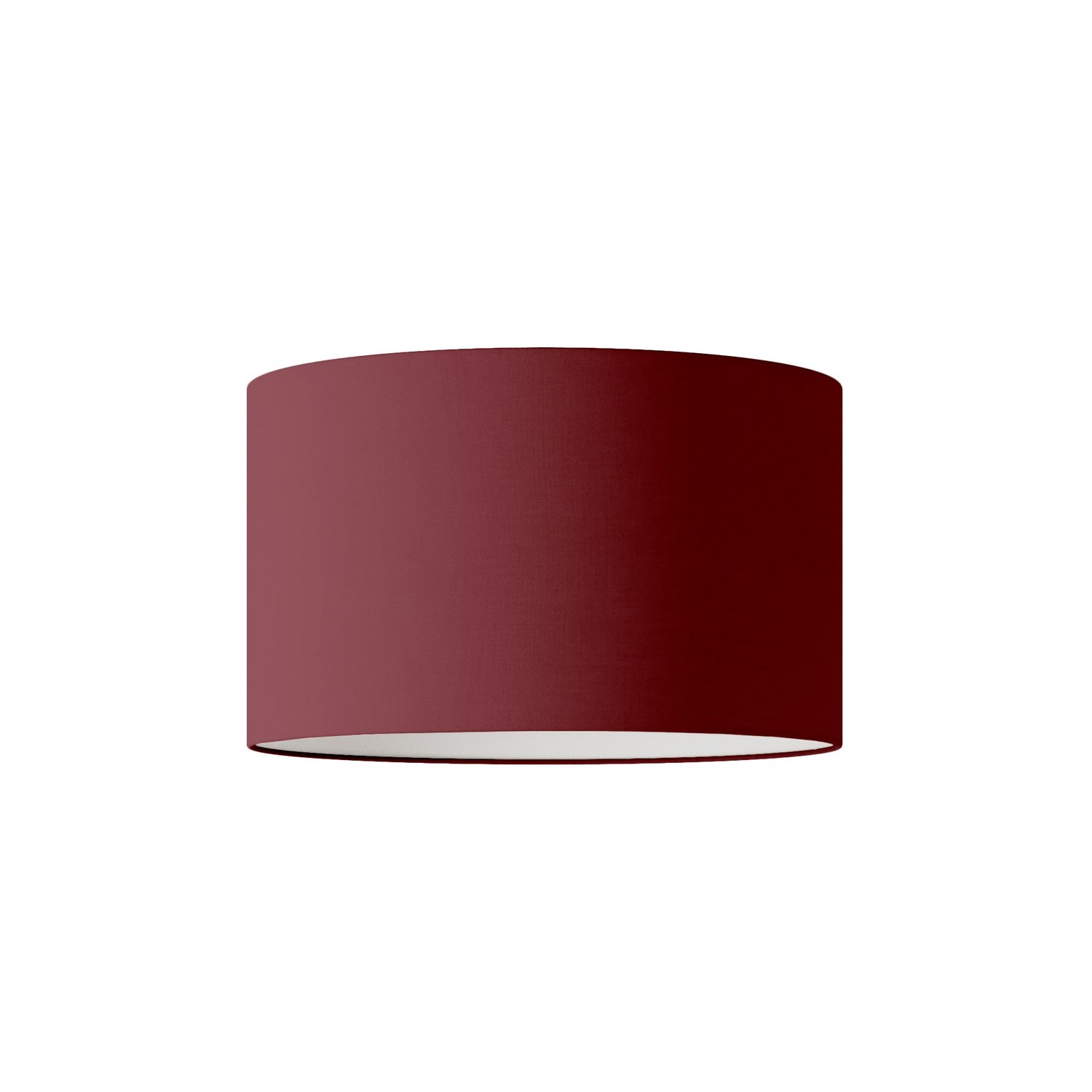 Paralume Cilindro L in tessuto con attacco E27 - Made in Italy - Arenal Bordeaux