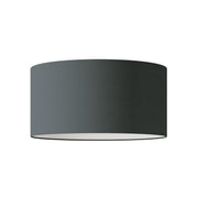 Paralume Cilindro XL in tessuto con attacco E27 - Made in Italy - Teletta Grigio Scuro
