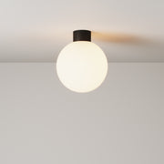 Applique da esterno IP44 Nera e paralume a sfera infrangibile Unbreak-a-Ball - IO