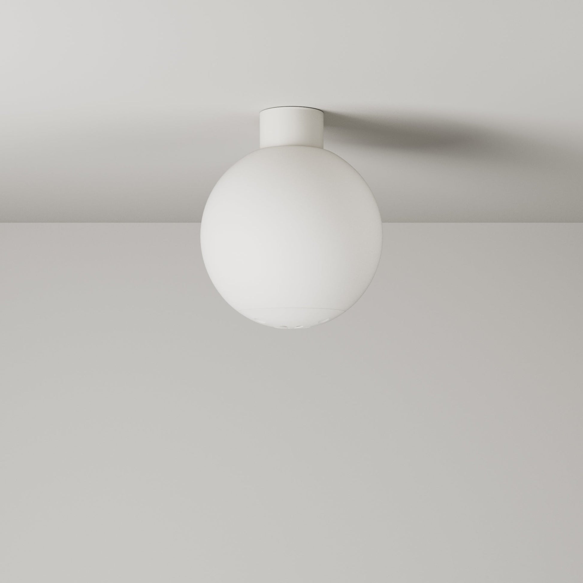 Applique da esterno IP44 Bianca e paralume a sfera infrangibile Unbreak-a-Ball - IO