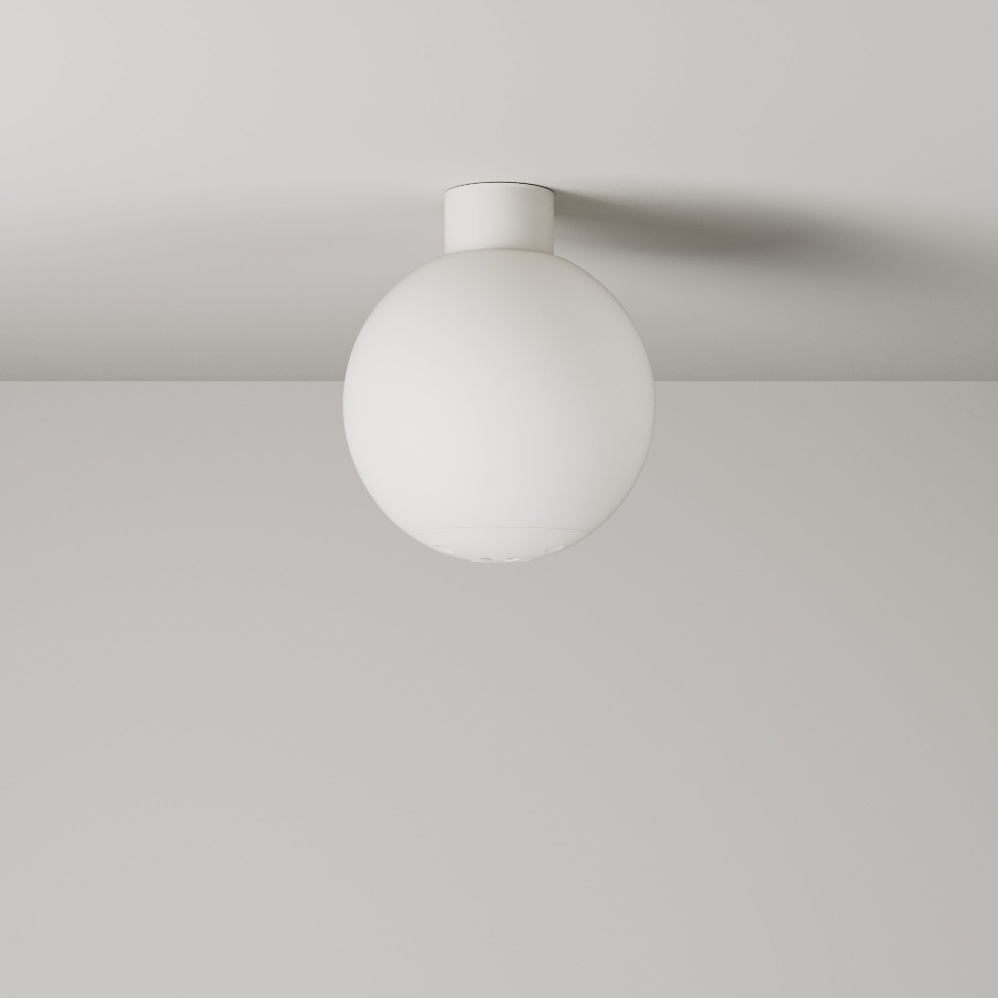Applique da esterno IP44 Bianca e paralume a sfera infrangibile Unbreak-a-Ball - IO