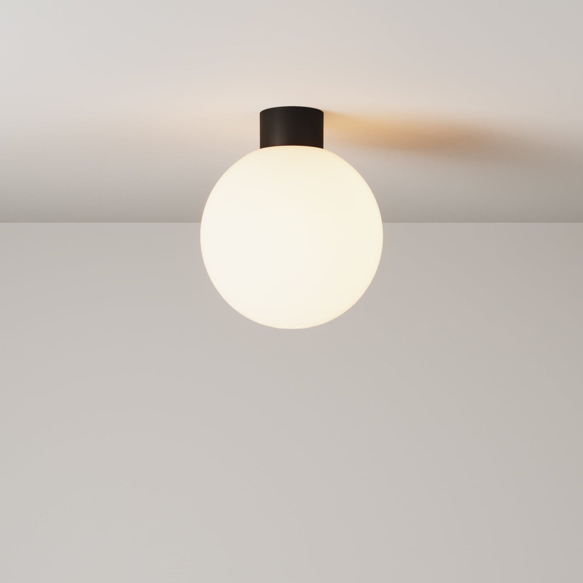 Applique da esterno IP44 Nera e paralume a sfera infrangibile Unbreak-a-Ball - IO