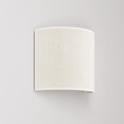 Applique Ventola con paralume in tessuto Juta chiara - Made in Italy