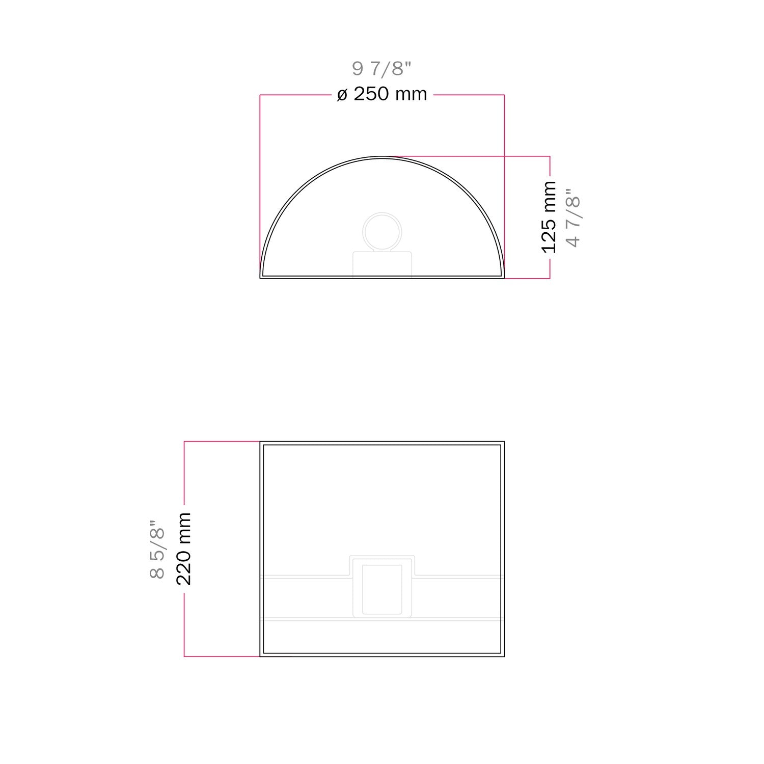 Applique Ventola con paralume in tessuto Juta chiara - Made in Italy