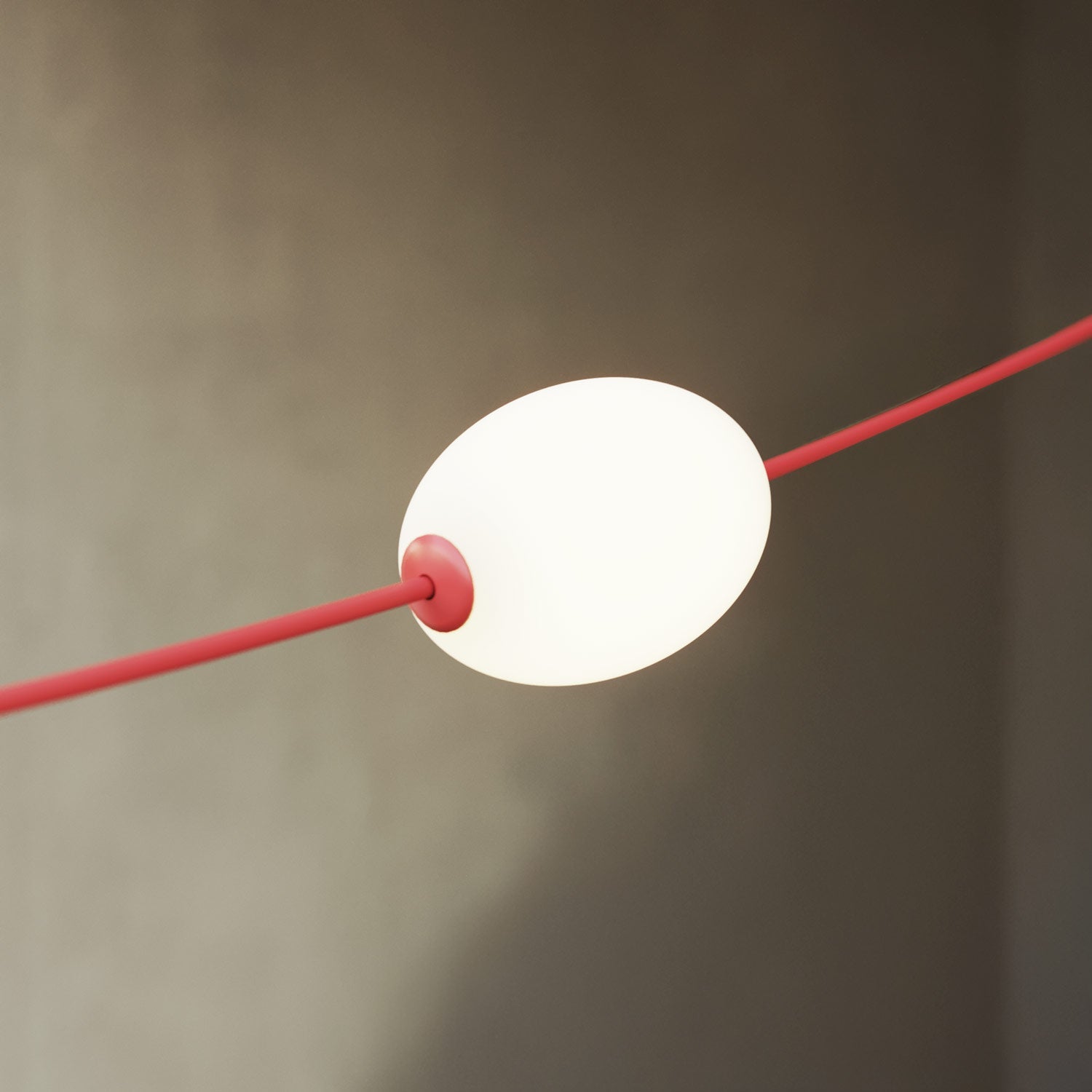 Catena luminosa 12 punti luce da esterno IP67 Rosso stella marina - Marina12