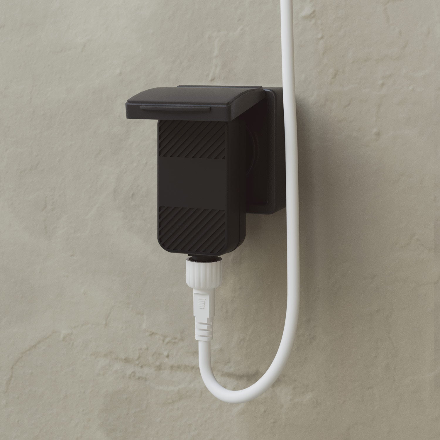 Catena luminosa 3 punti luce da esterno IP67 Bianco sabbia - Marina3