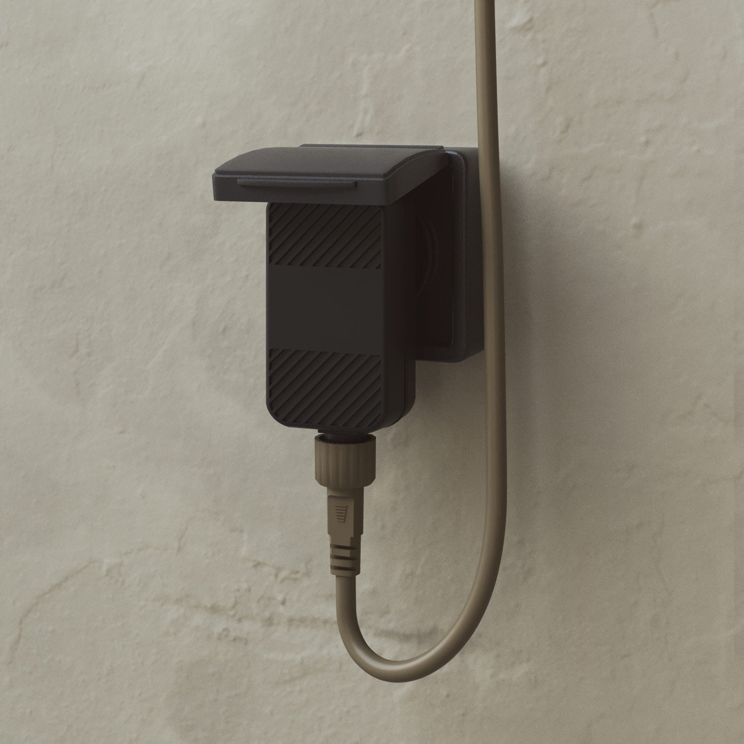 Catena luminosa 3 punti luce da esterno IP67 Verde oliva - Marina3