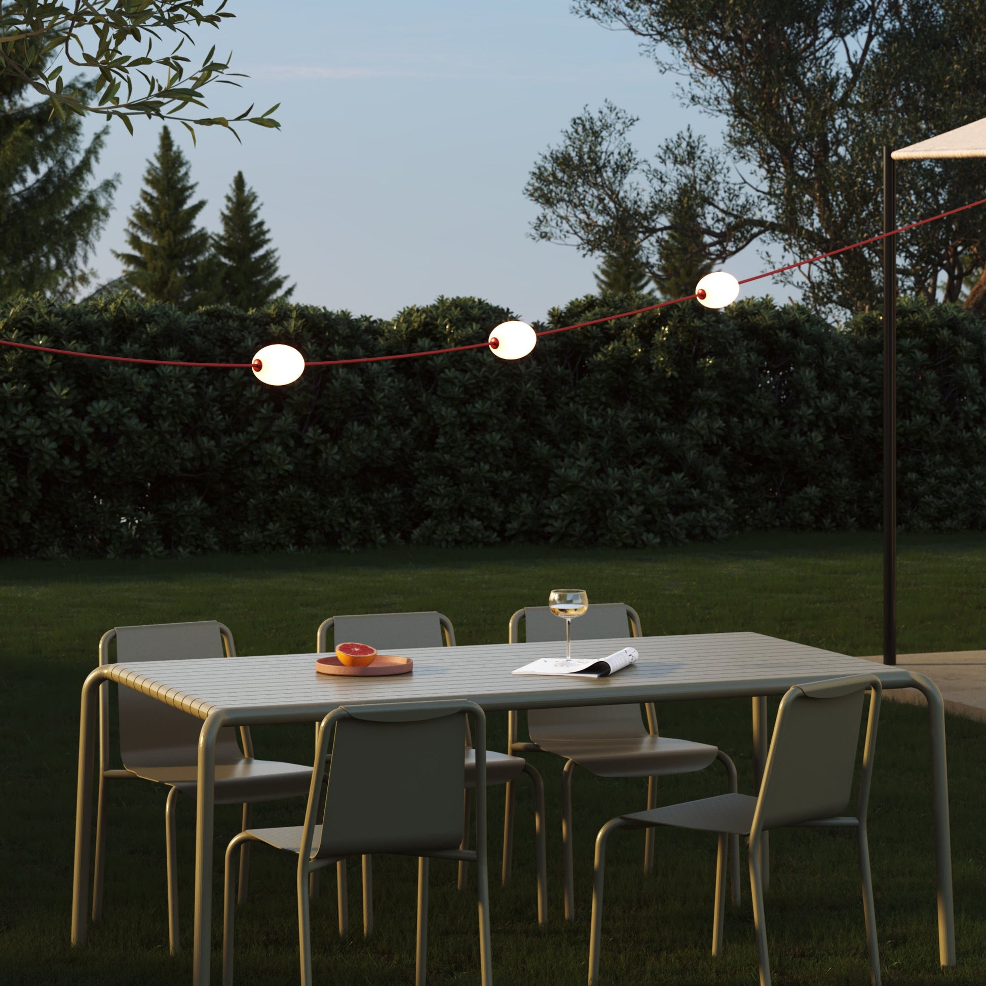 Cavo di connessione tra paralumi 70/140 cm (27 9/16" / 55 1/8") - Marina - Rosso stella marina 70 cm (27 9 16")