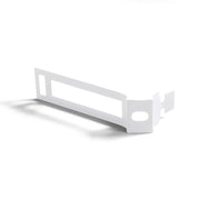 Clip fascetta passacavo in metallo per cordone 30 mm diametro - Bianco
