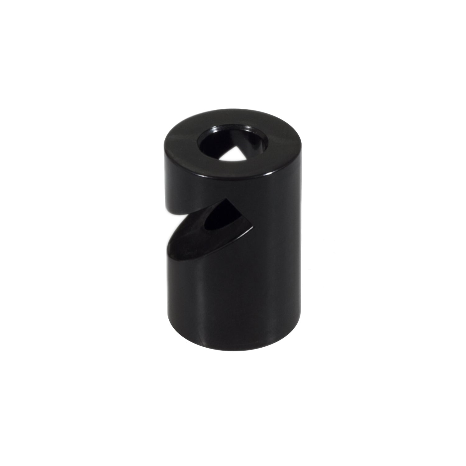 Decentratore, gancio a 'V' a soffitto o parete per cavo elettrico tessile - Nero