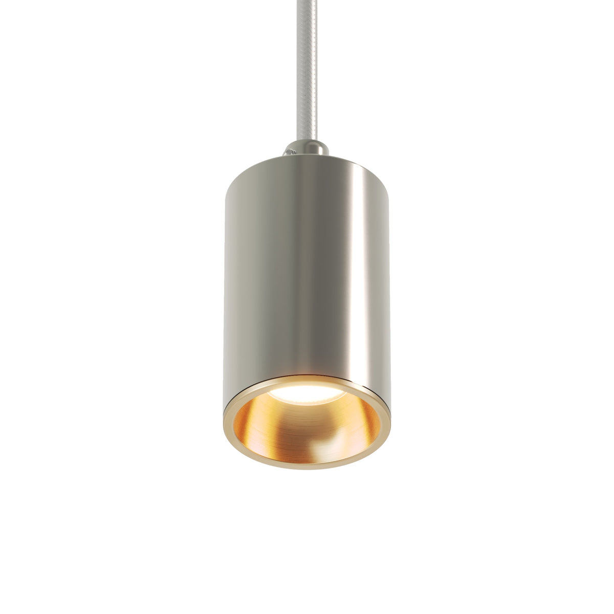 Faretto GU10 Spotlight LED Bispot - Cromo / Bronzo satinato - Creative Cables