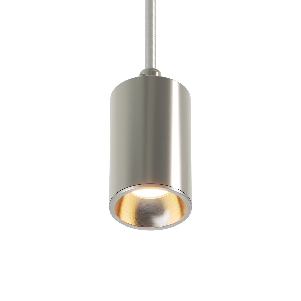 Faretto GU10 Spotlight LED Bispot - Cromo / Titanio satinato - Creative Cables