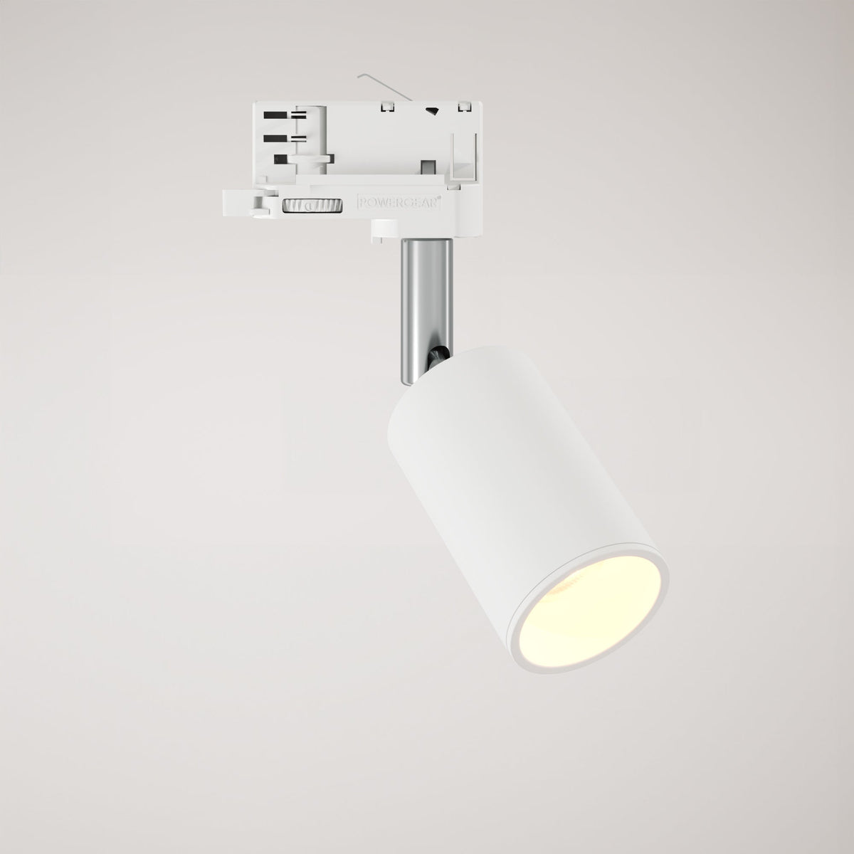 Faretto orientabile Bispot per sistema a binario - Bianco opaco Si Powergear