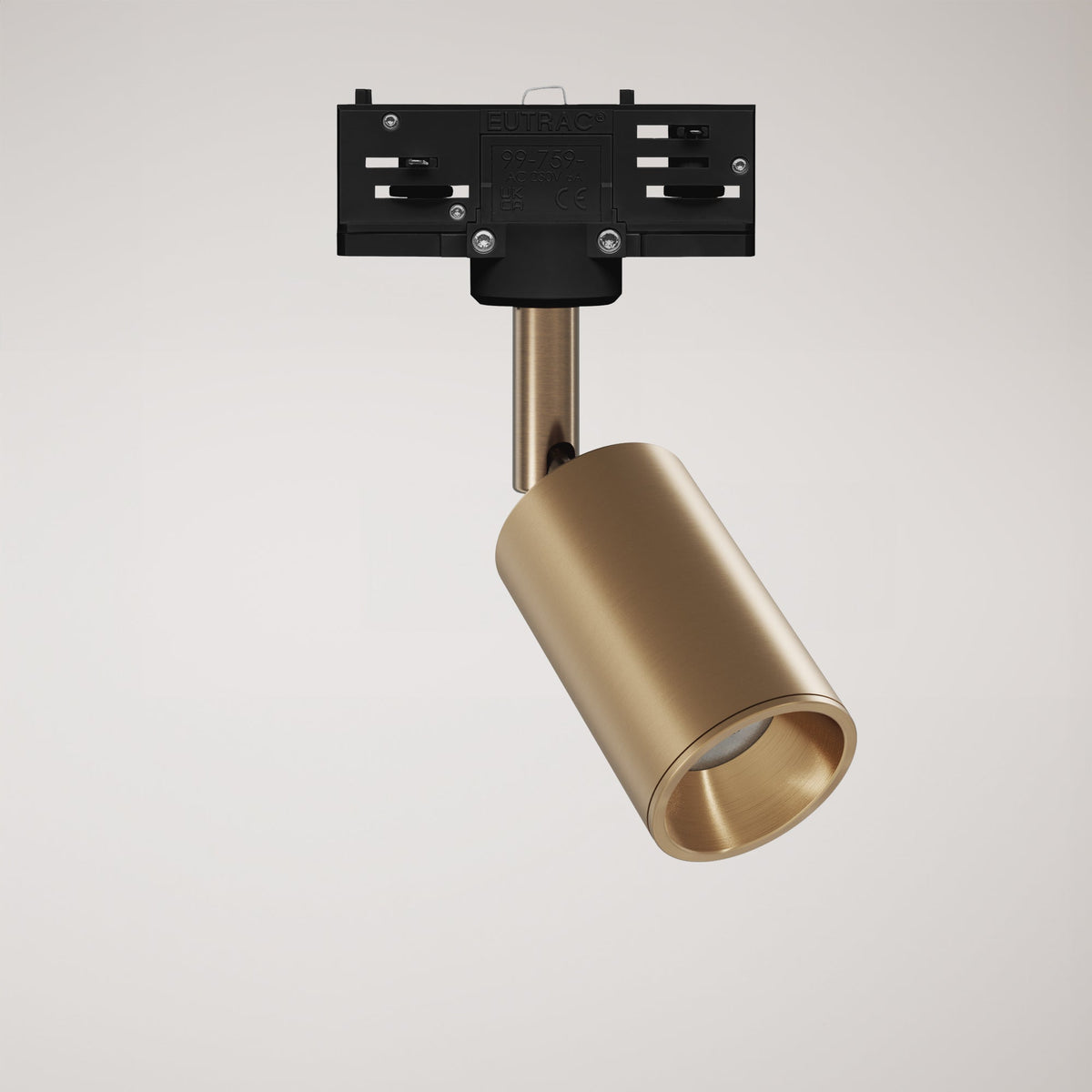 Faretto orientabile Bispot per sistema a binario - Bronzo satinato - Creative Cables