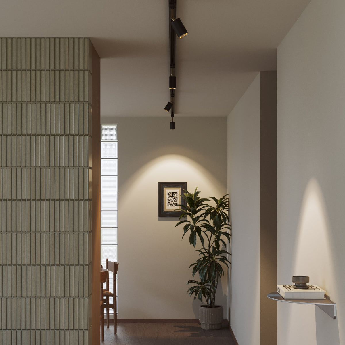 Faretto orientabile Bispot per sistema a binario - Nero / Bronzo satinato - Creative Cables