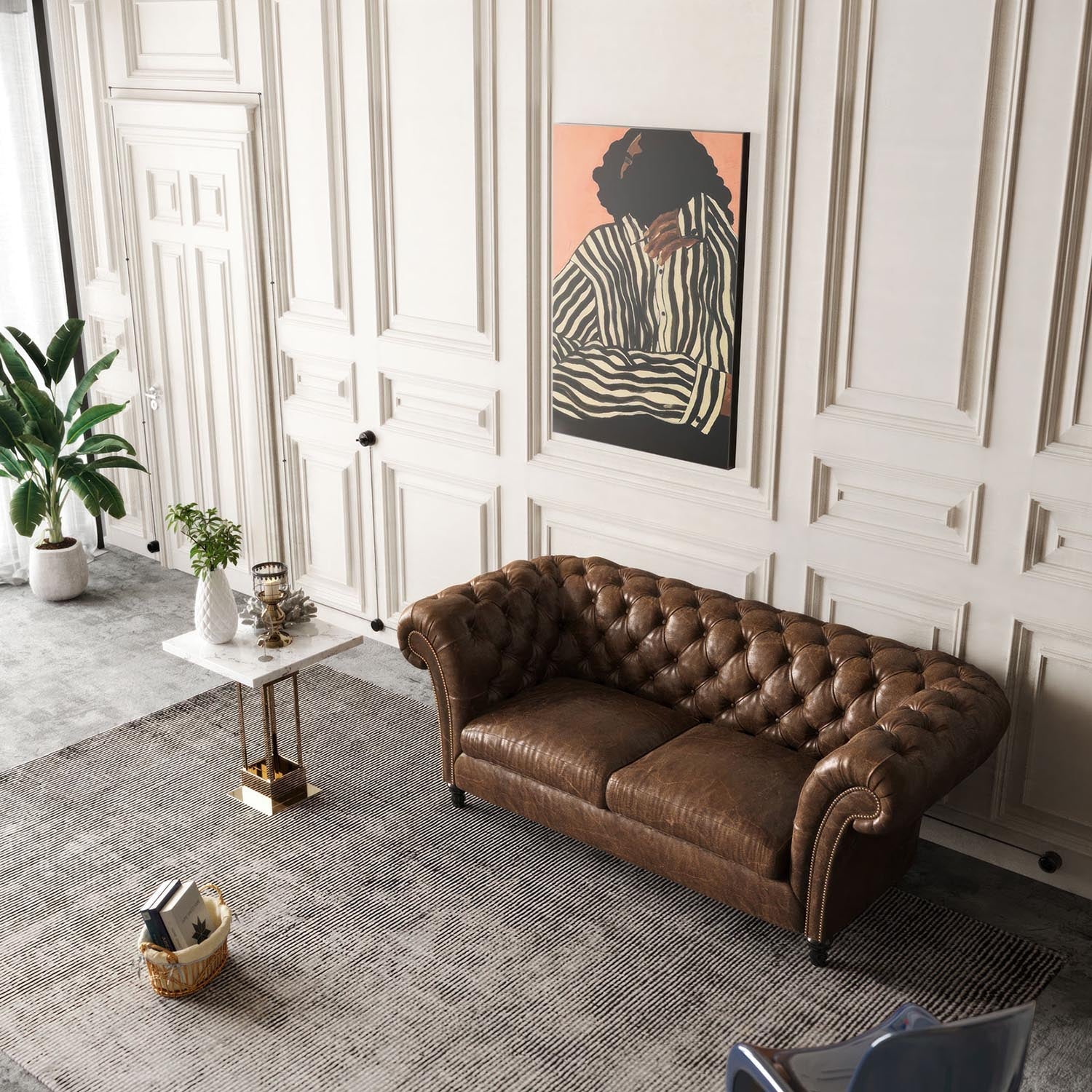 Interruttore/Deviatore in porcellana bianco con manopola Nero