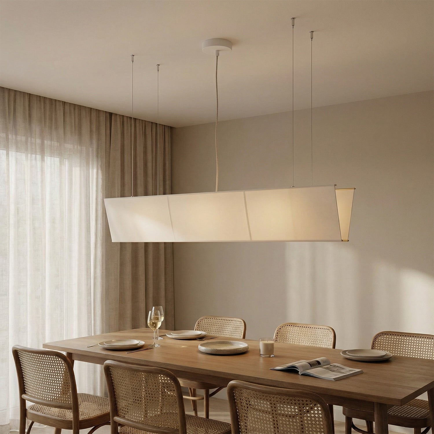 Kit di sospensione indipendente: Tenditore a soffitto, cavo in acciaio 3m e blocco cavi