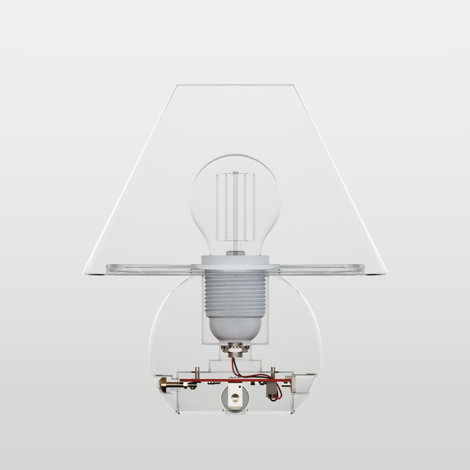 Kit elettronico per lampade a batteria 5V USB-C con portalampada E27 filettato - Bianco