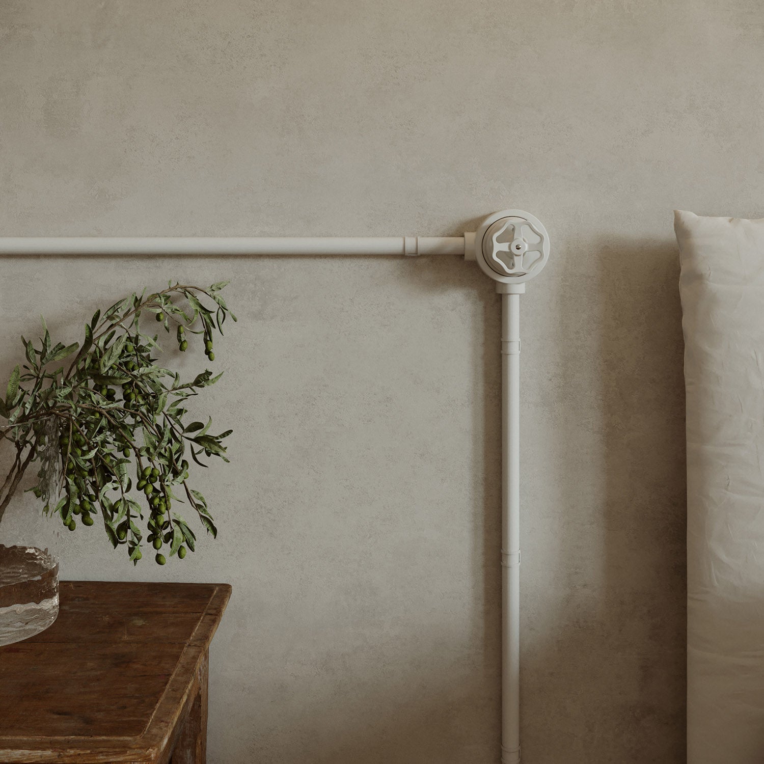 Kit interruttore/deviatore con manopola e base per Creative-Tubes in porcellana bianca Bianco 2