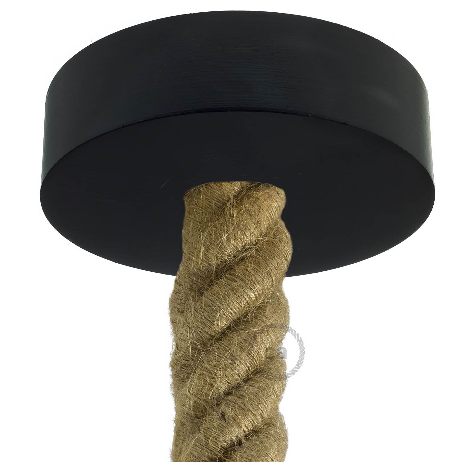 Kit rosone in legno per cordone 3XL - Nero