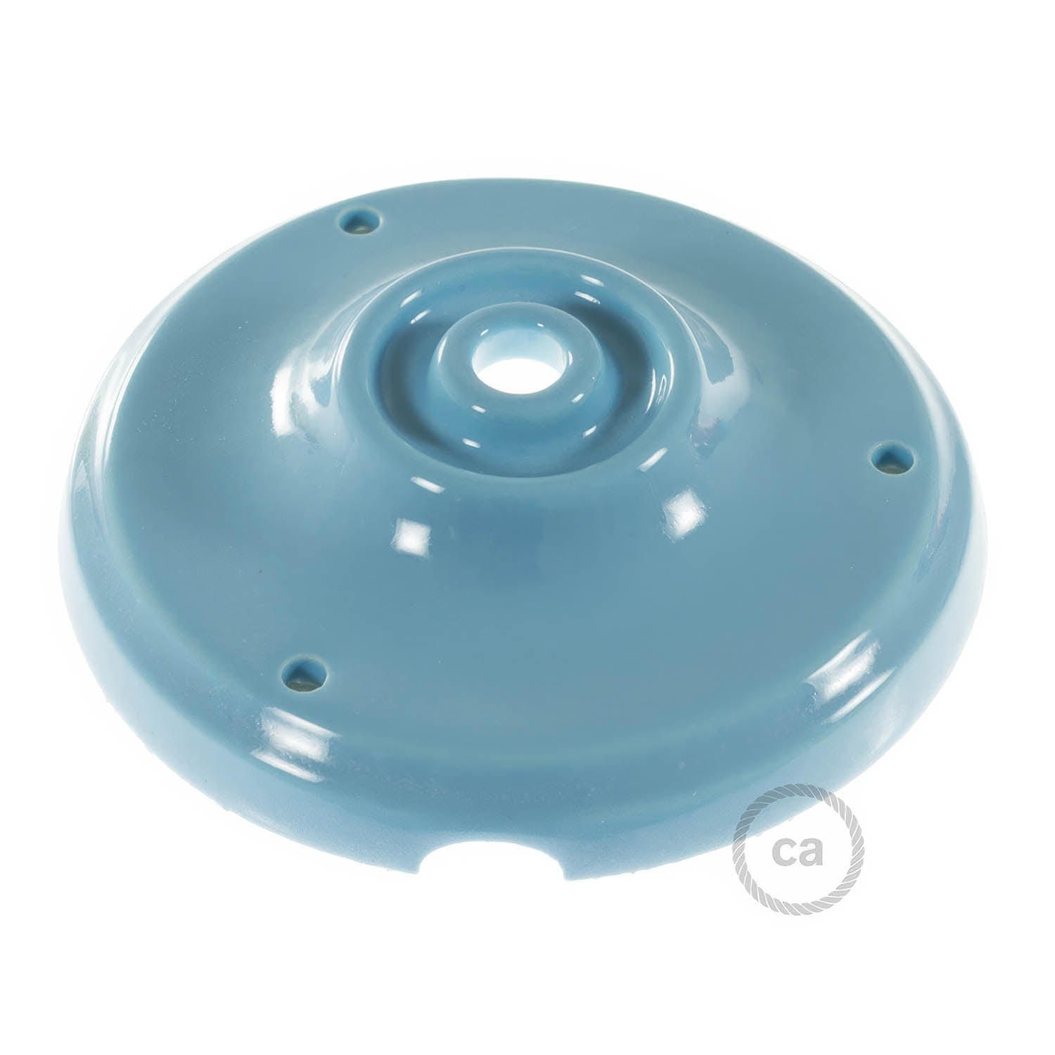 Kit rosone in porcellana - Azzurro