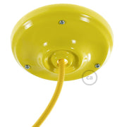 Kit rosone in porcellana - Giallo