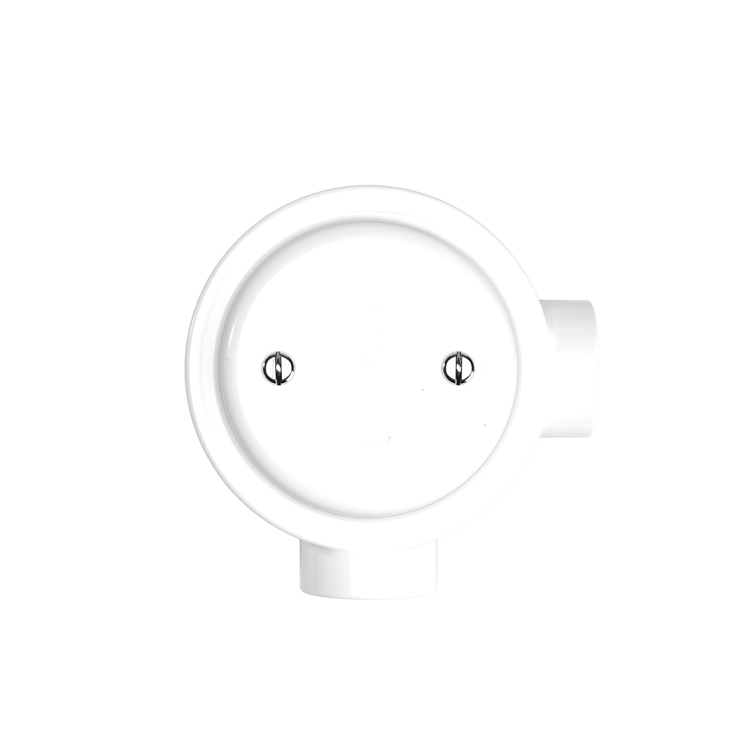 Kit scatola di derivazione e base per Creative-Tubes in porcellana - Bianco 2