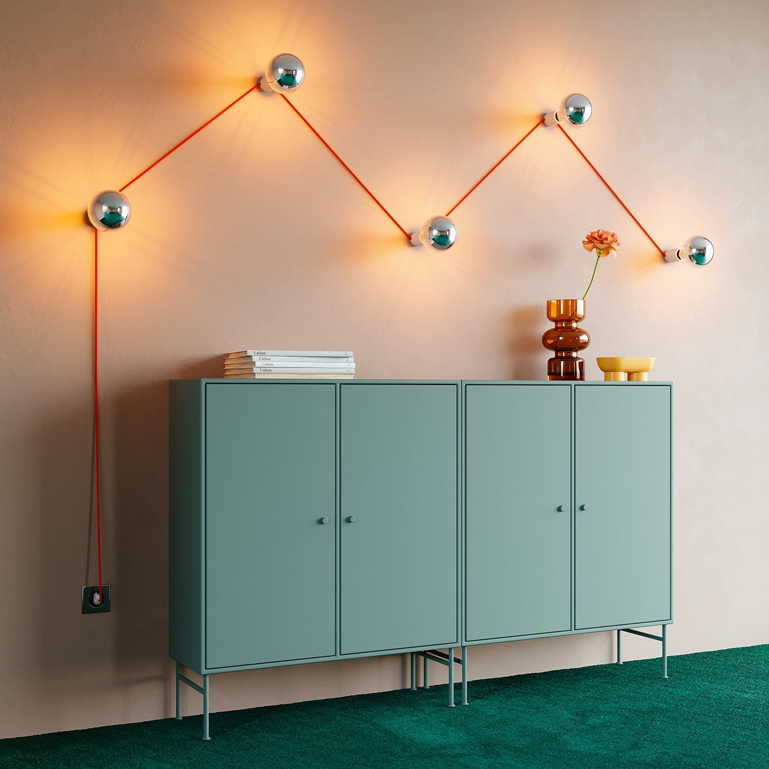 Kit Spostaluce con portalampada E27 - Bianco