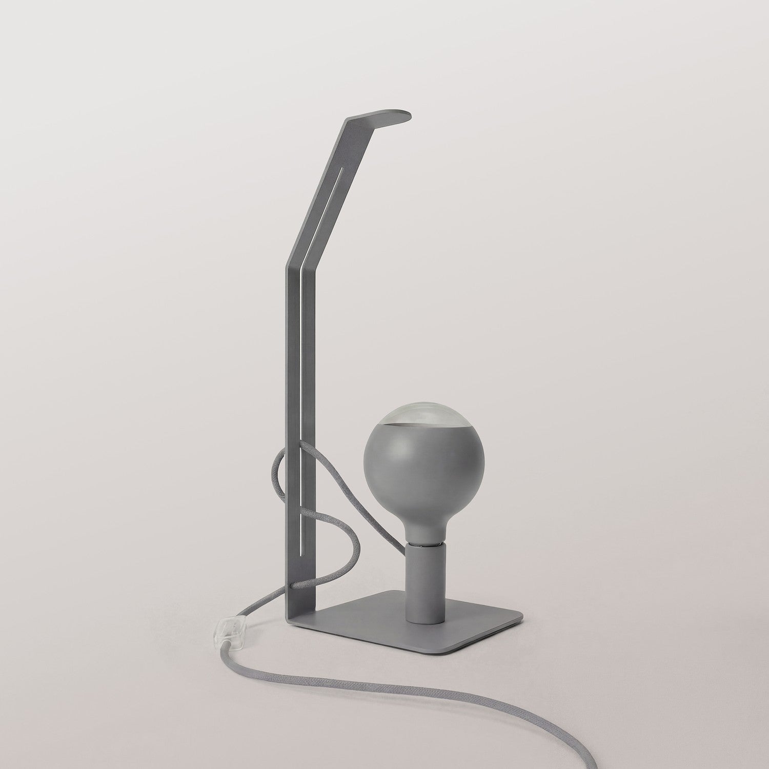 Koso Lucia - Lampada da tavolo con spina UK - Grigio