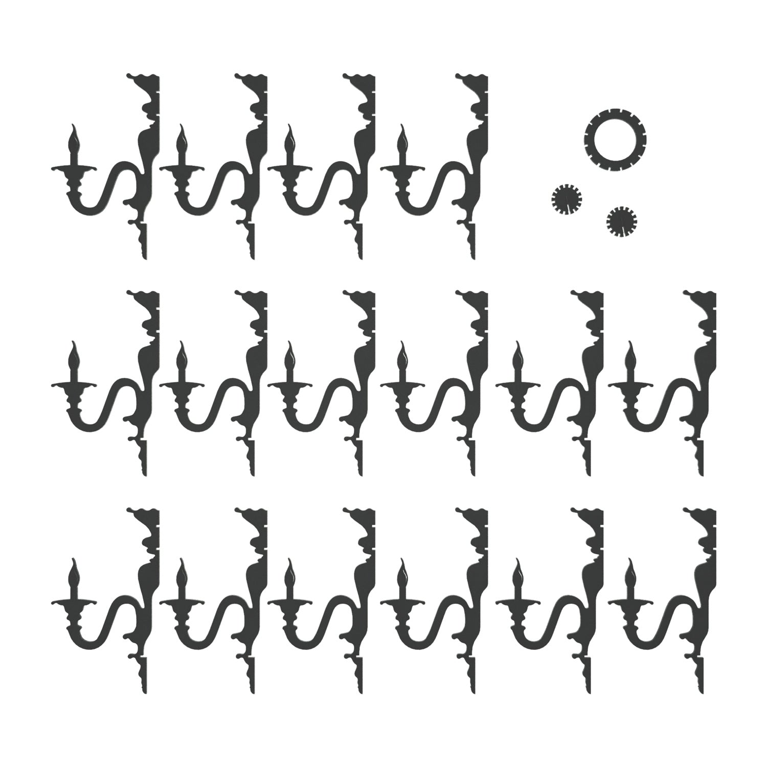 Lampada a sospensione con paralume classico SHHANDELIER in materiale fonoassorbente - Nero melange