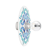 Lampada da parete o soffitto Bianca con paralume a effetto maiolica - Waterproof IP44 - IO