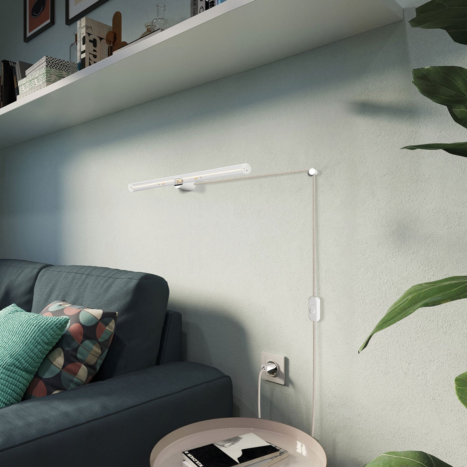 Lampada Spostaluce esse14 con attacco S14d - Bianco