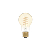 Lampadina LED Dorata Carbon Line filamento a spirale Goccia A60 4W 250Lm E27 1800K Dimmerabile - C03