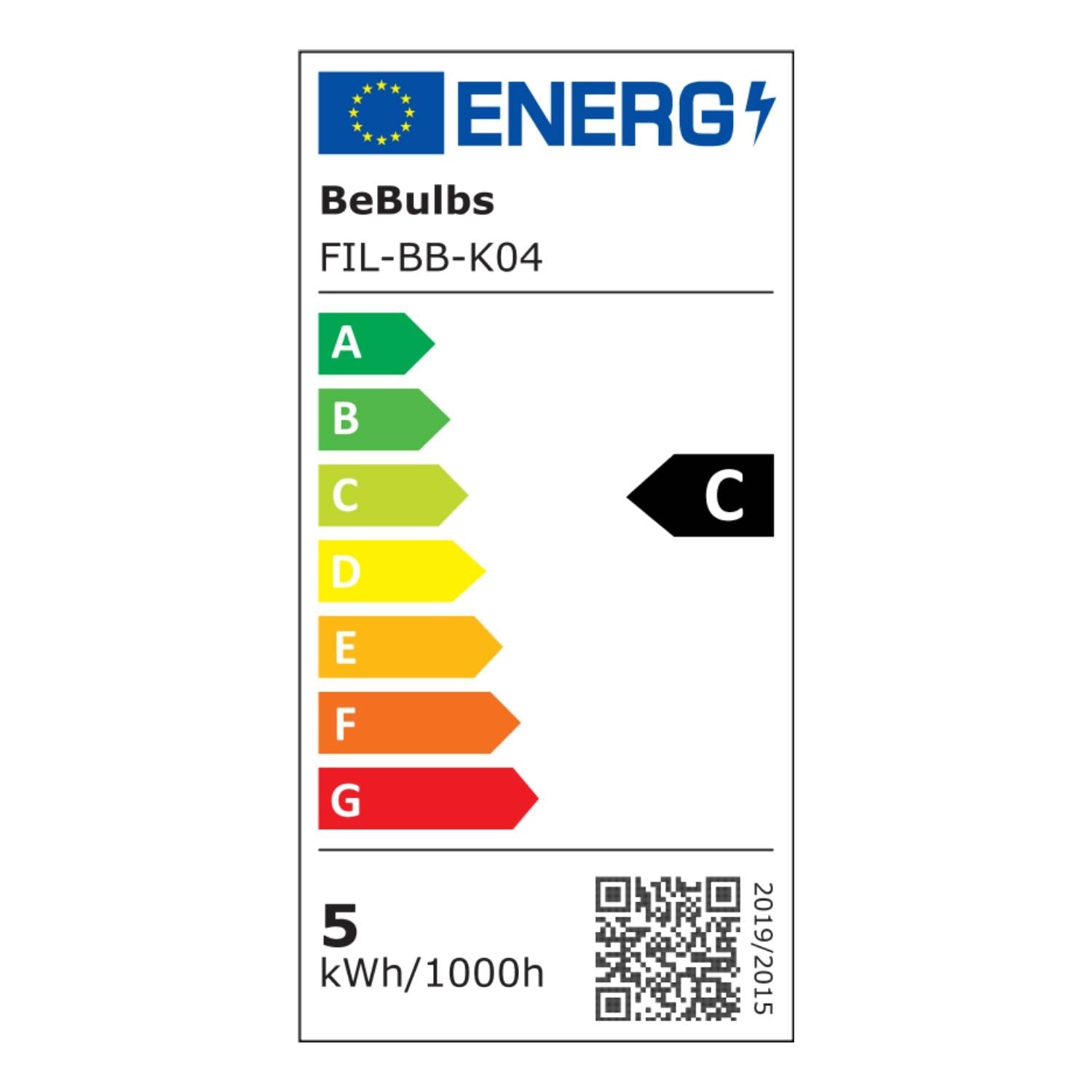 Lampadina LED Sofia G125 4,8W 806Lm E27 2700K Dimmerabile - Nero