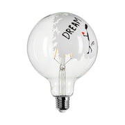 Lampadina LED Tattoo Dream G125 4,5W 470Lm E27 2700K Dimmerabile - Creative Cables