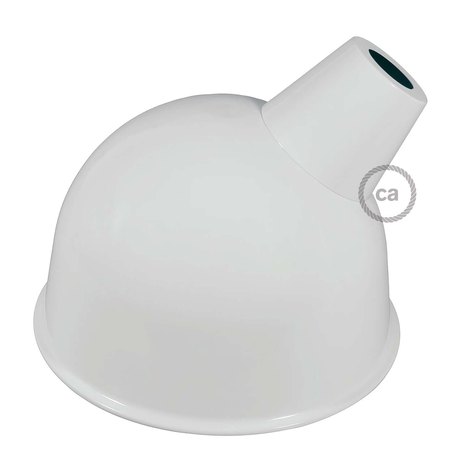 Paralume Broadway in metallo smaltato con attacco E27 - Bianco