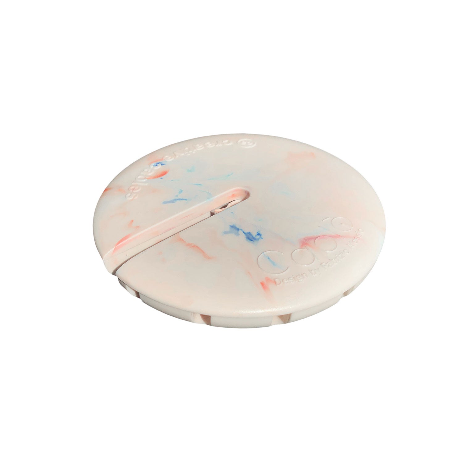 Paralume Cablò multicolor 50 cm e cavi in lino bianco