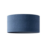 Paralume Cilindro XL in tessuto con attacco E27 - Made in Italy - Lana Blu