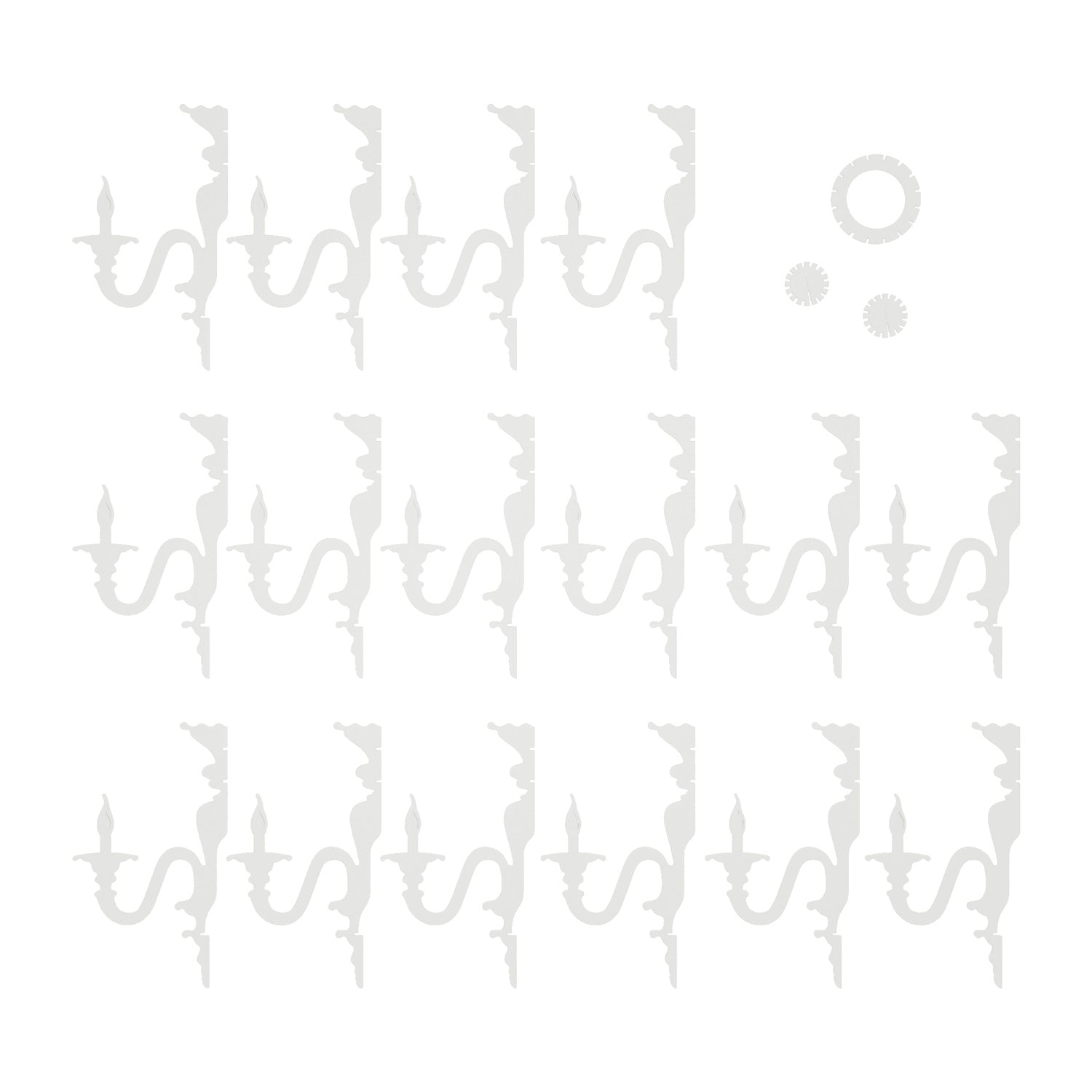 Paralume classico SHHANDELIER in materiale fonoassorbente - Bianco melange