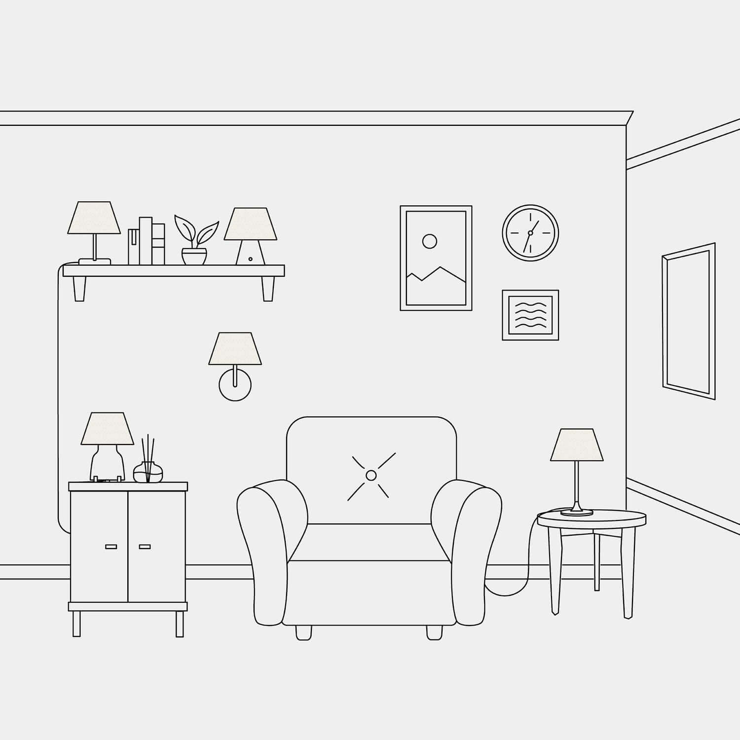 Paralume Impero con attacco E27 per lampada da tavolo o applique - Made in Italy - Juta chiara