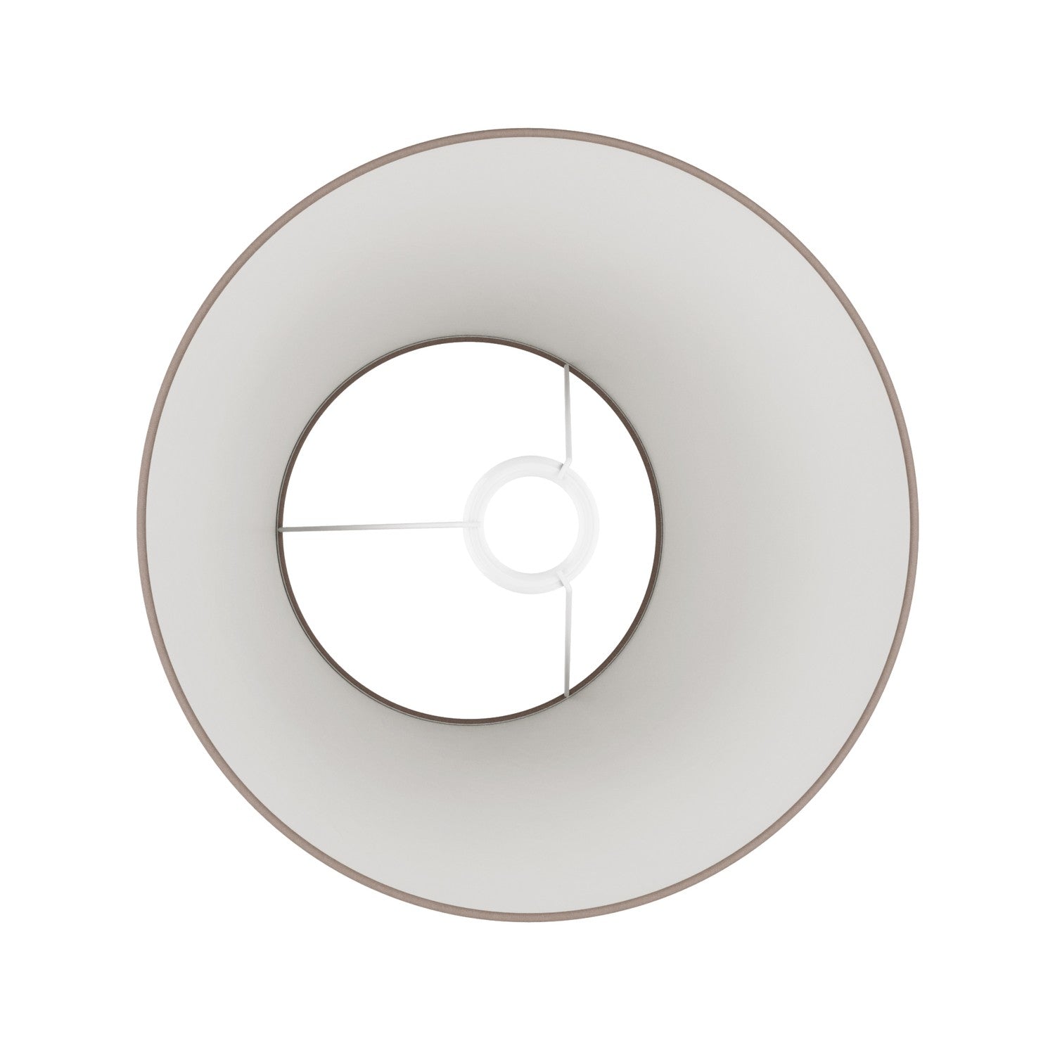 Paralume Impero M in tessuto per lampada da terra con attacco E27 - Made in Italy - Arenal Cenere