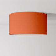 Plafoniera in tessuto Medium Cinette aragosta - Made in Italy