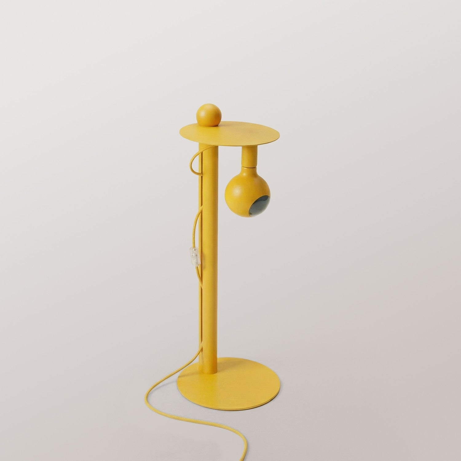 Rocco - Lampada da terra con lampadina Camo - Giallo