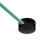 Rosone in legno per cavo per catenaria e sistema Filé. Made in Italy - Nero