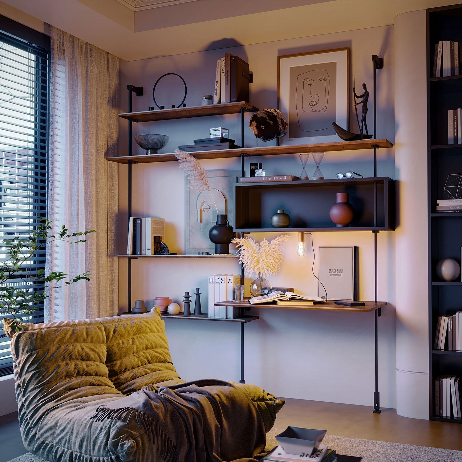 SI! Lampada portatile a 5V con lampadina ST64 - Rame satinato