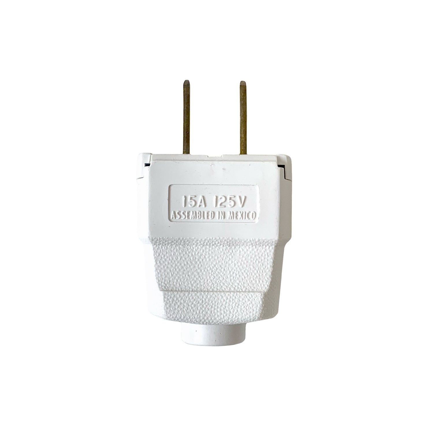 Spina americana a 2 poli - omologata UL - Bianco